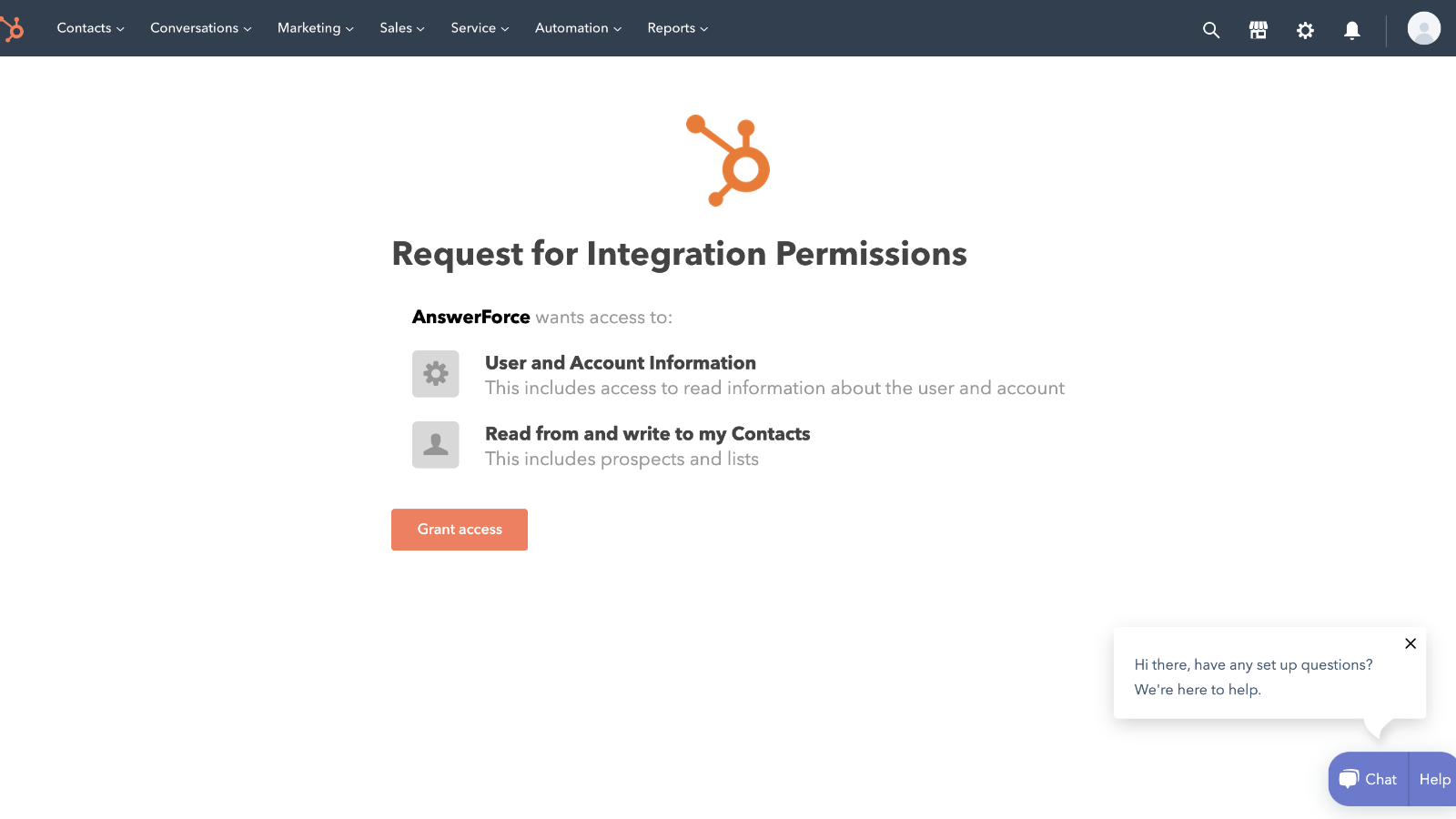 AnswerForce HubSpot Integration Connect Them Today